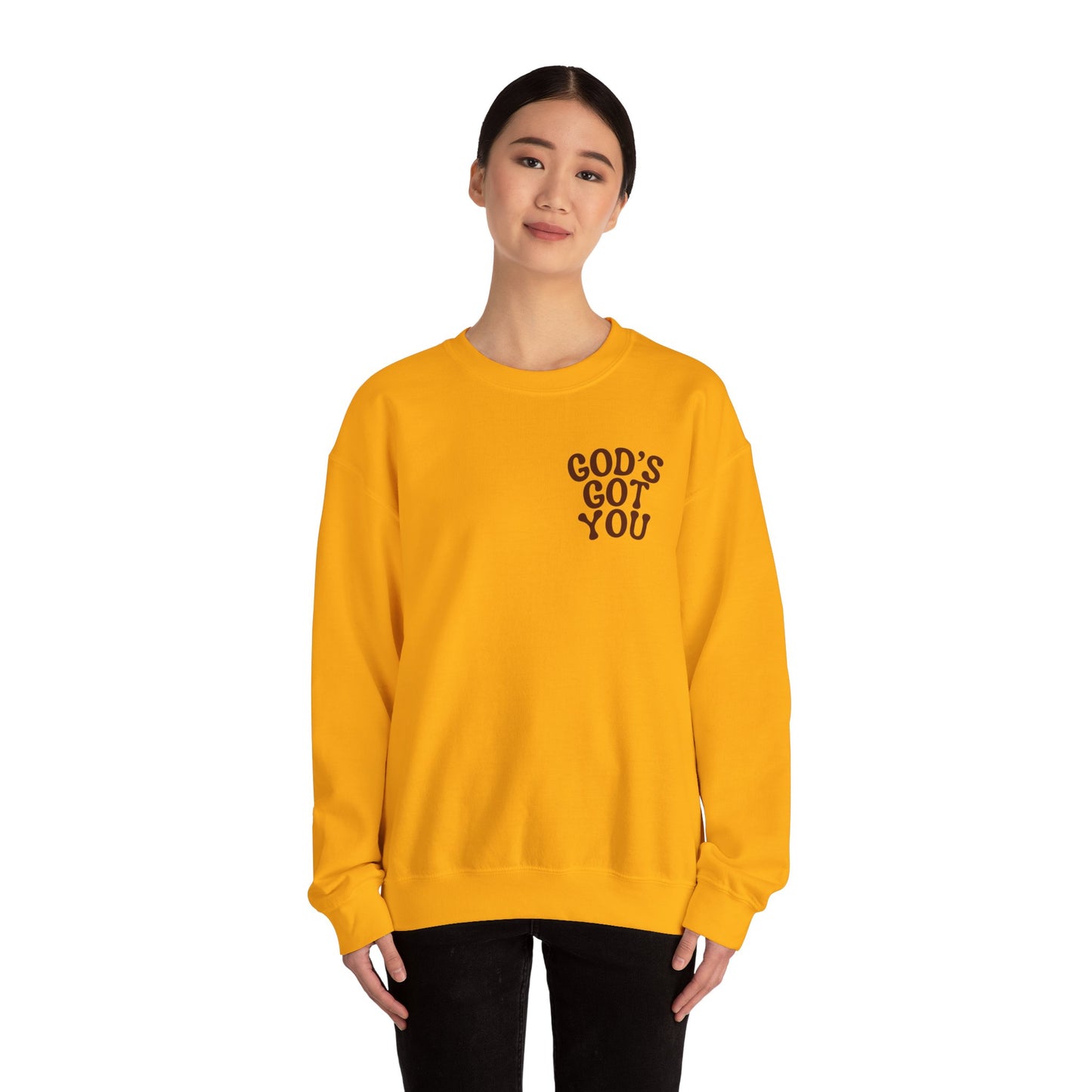 God's Got you Bible Verse Deuteronomy 31:8 Sweatshirt