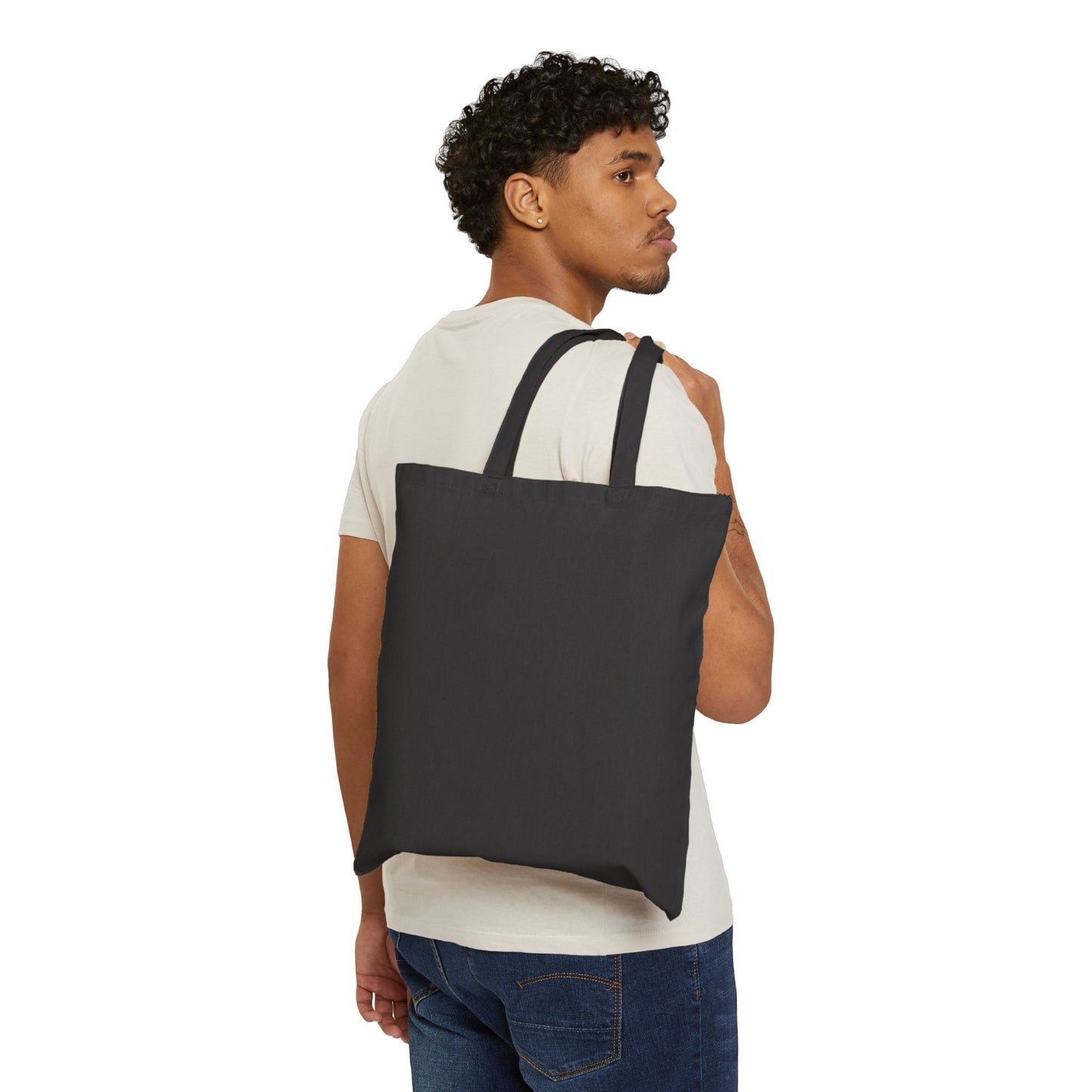 Spanish Christian Message Need Prayer? Tap my Shoulder Cotton Canvas Tote Regalo Bolso para Christianos Necesitas Oracion? Toca Mi Hombro