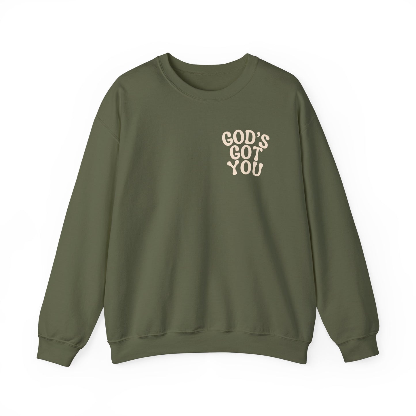 God's Got you Bible Verse Deuteronomy 31:8 Sweatshirt