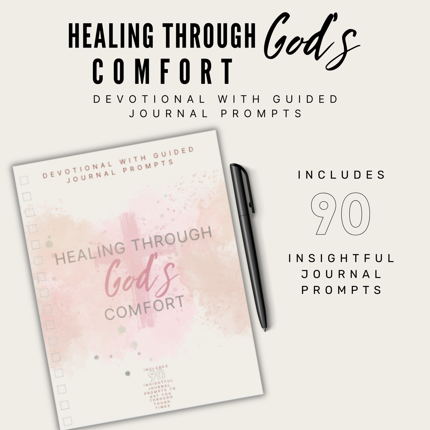 Healing Through God's Comfort: Devotional with Guided Prompts