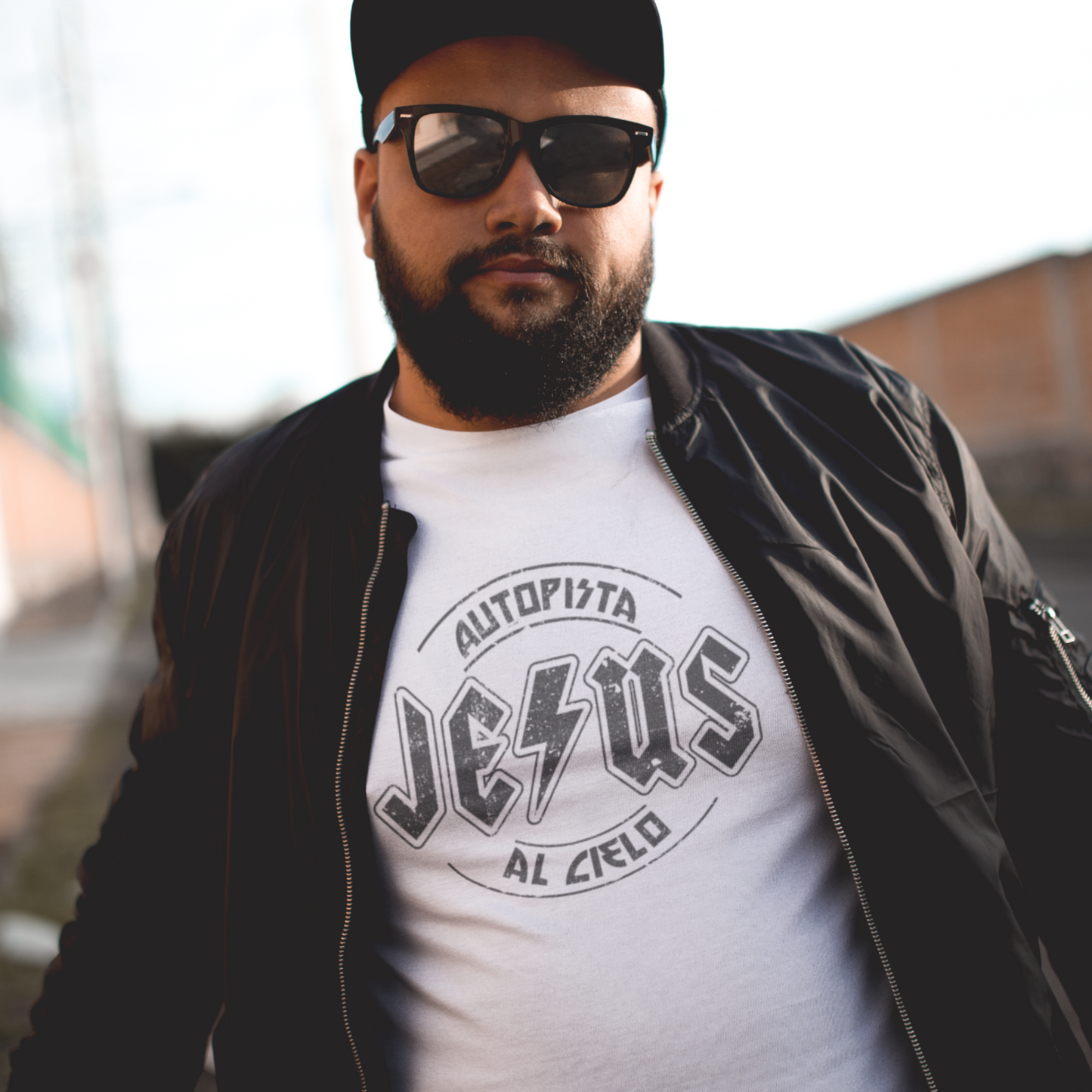 Unisex Spanish Highway to Heaven Graphic Tee | Autopista al Cielo Camiseta Christiana Espanol