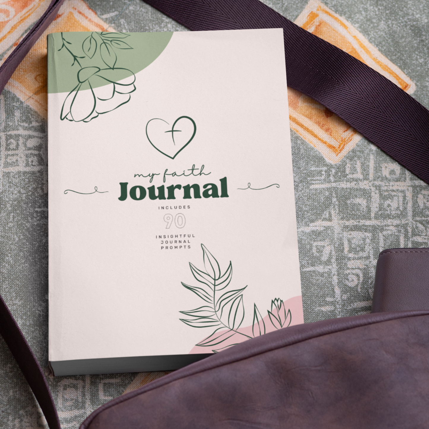 Journey Closer to God: Christian Journal with 90 Insightful Prompts & Bible Verses
