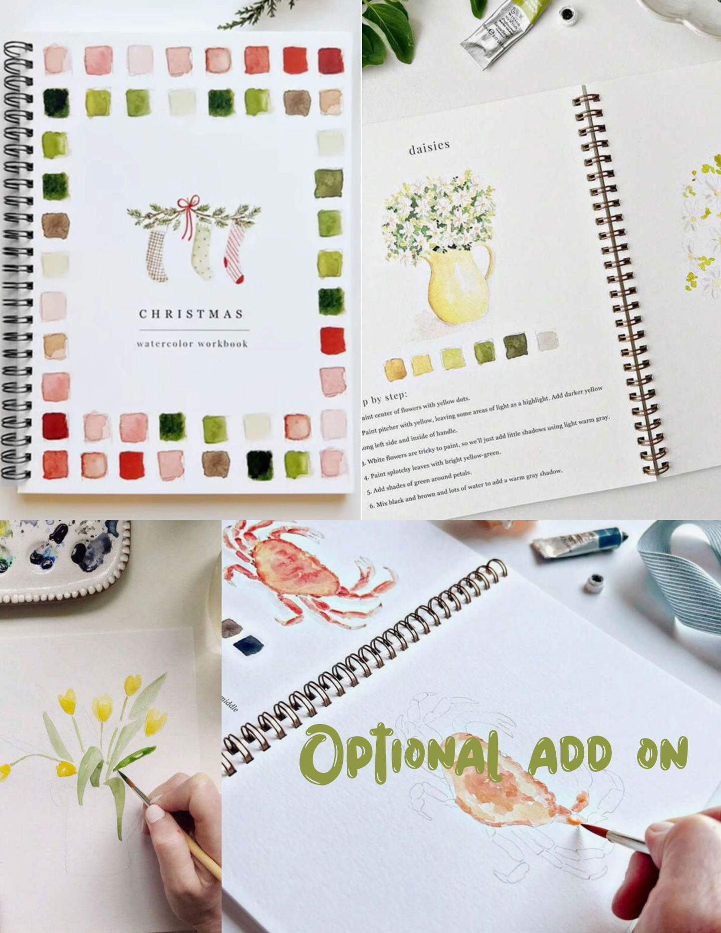 Christmas Watercolor add on