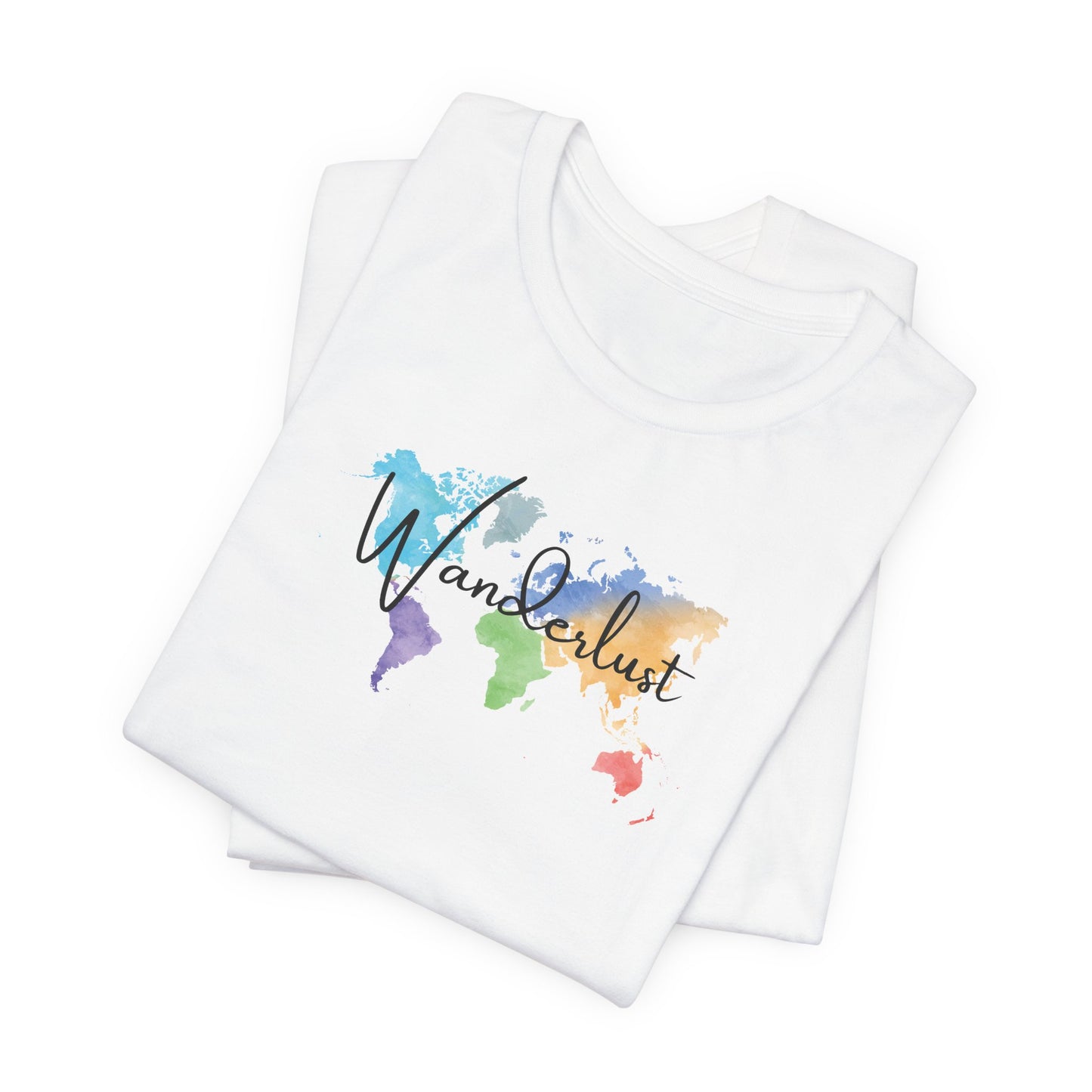 Wanderlust Globe Tee- Multi-Color