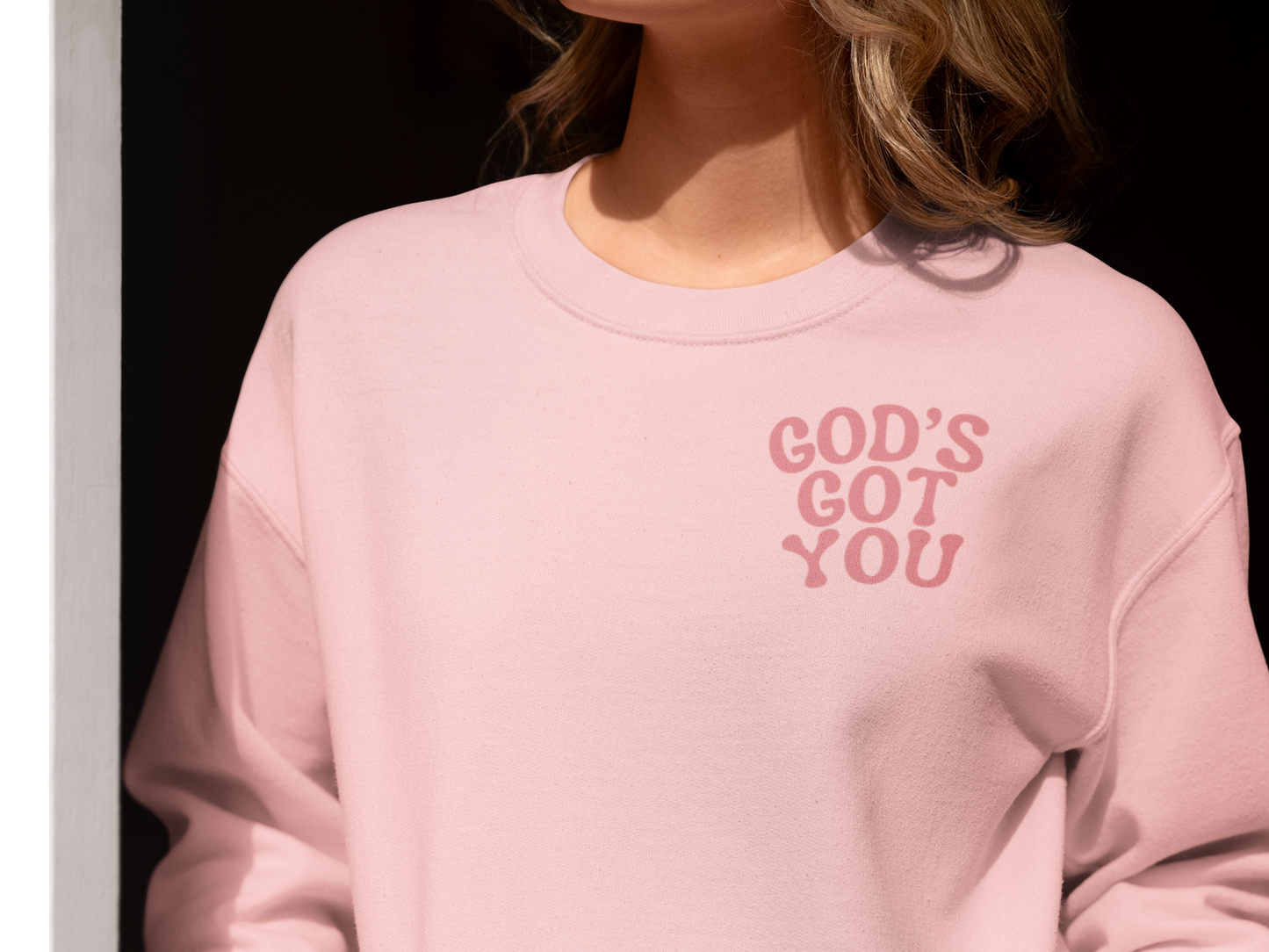 God's Got you Bible Verse Deuteronomy 31:8 Sweatshirt