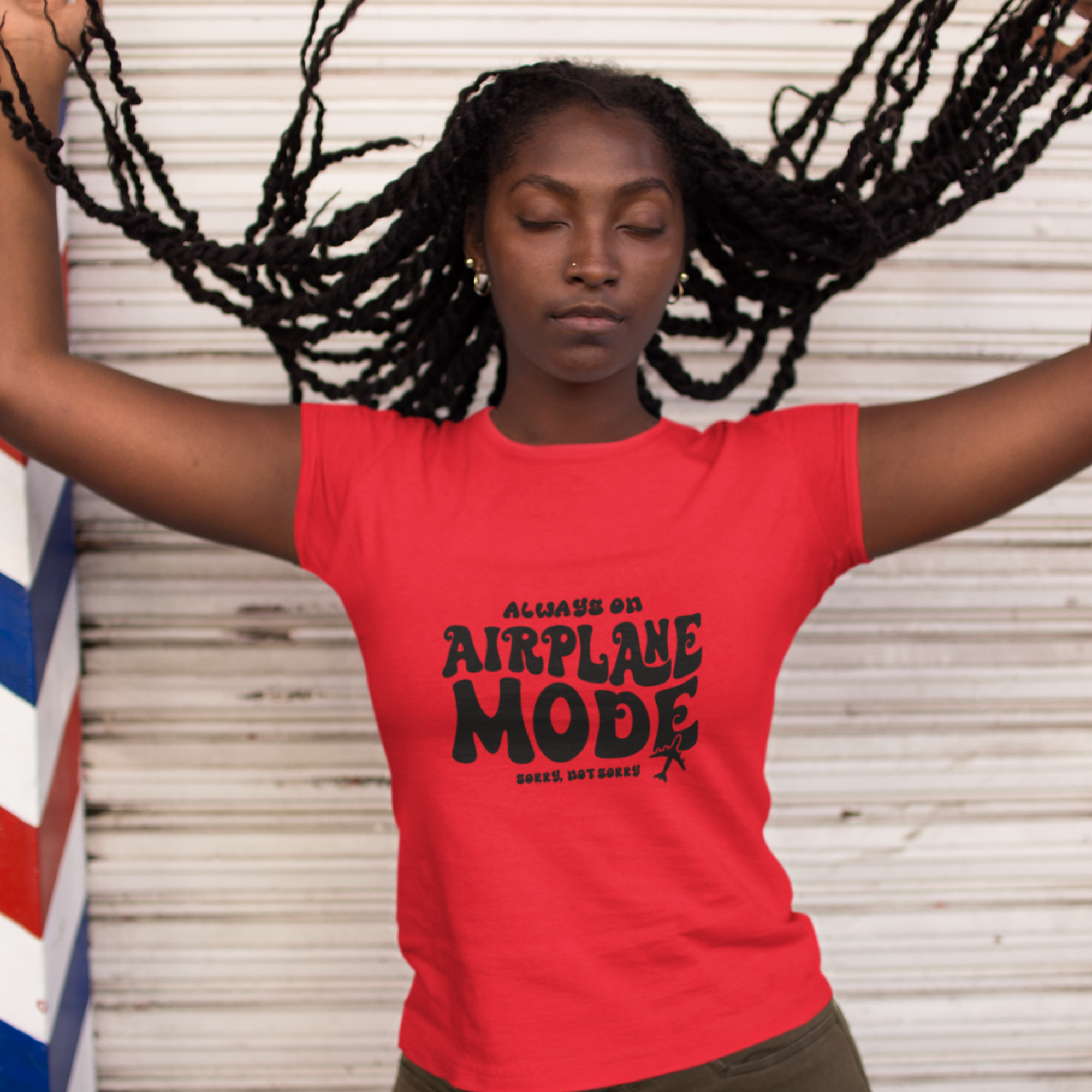 Always on Airplane Mode- Sorry Not Sorry Unisex Tee