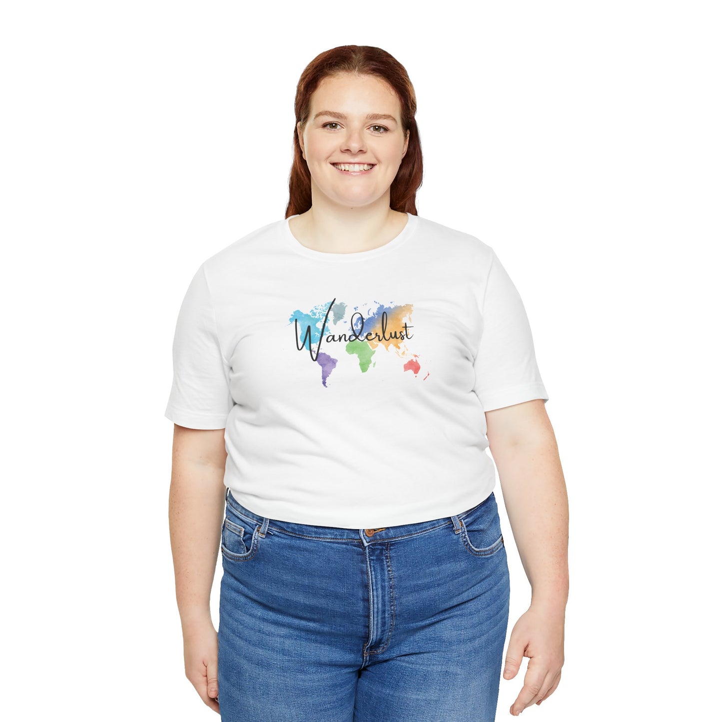Wanderlust Globe Tee- Multi-Color